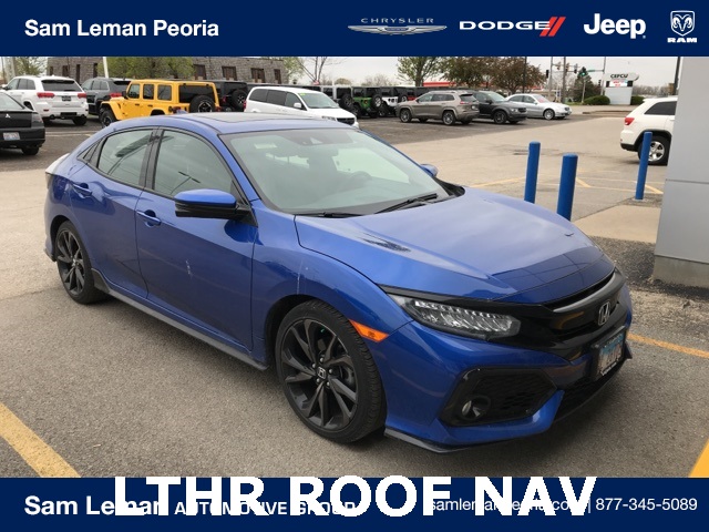 Pre Owned 2017 Honda Civic Sport Touring 4d Hatchback In Peoria
